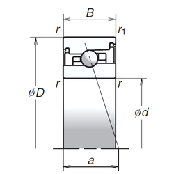 Bearing 100BER20HV1V