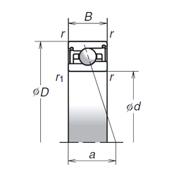 Bearing 100BER29HV1V