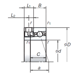 Bearing 105BER10XE