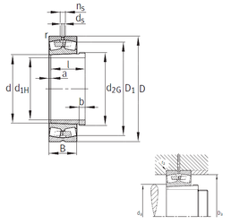 Bearing 22264-K-MB+AH2264G
