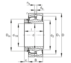 Bearing 22248-E1-K + H3148X