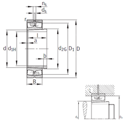 Bearing 22248-B-K-MB+AH2248