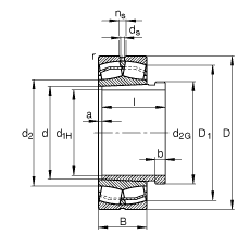 Bearing 22236-E1-K + AH2236G