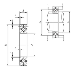 Bearing CRB 9016 UU