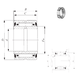 Bearing BRI 82016 UU