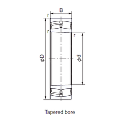 Bearing 22313EXK