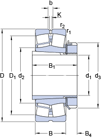 Bearing 22220 EK + H 320