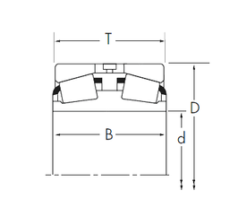 Bearing 07100D/07204