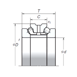 Bearing 140TAC20D+L