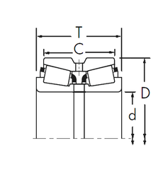 Bearing 07100-S/07196D+X1S-07100