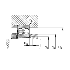 Bearing 2222-K-M-C3 + H322