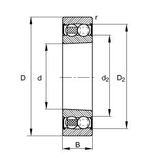 Bearing 2212-K-2RS-TVH-C3