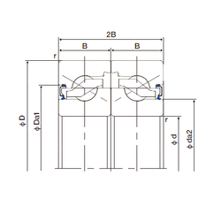 Bearing 20TAB04DF-2LR