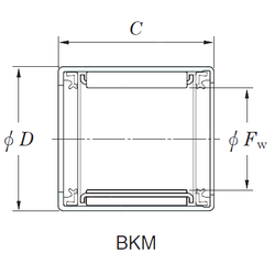 Bearing 17BKM2517JBUUH