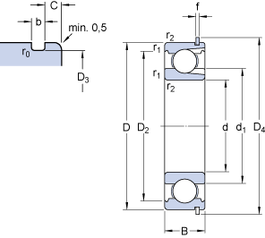 Bearing 219 NR