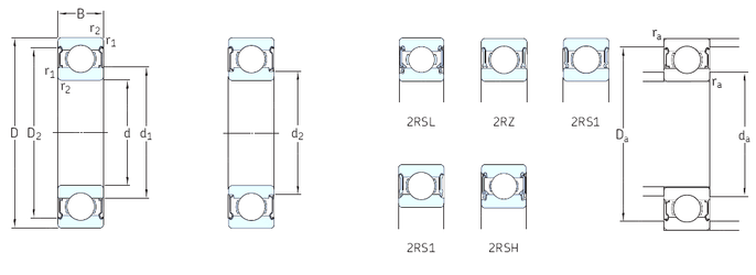 Bearing 16101-2Z