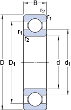 Bearing 16068 MA