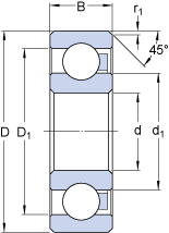 Bearing 16008/HR11TN