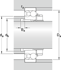 Bearing 1322 KM + H 322