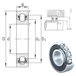 Bearing BXRE000-2RSR