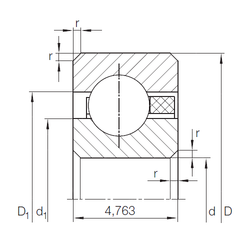 Bearing CSCAA 017 TN