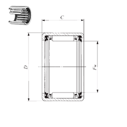 Bearing TLA 5026 UU