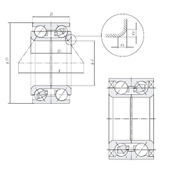 Bearing TM-DE08A74CS10PX1/L260