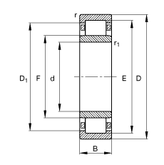 Bearing NU352-E-TB-M1