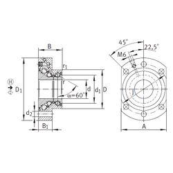 Bearing DKLFA2590-2RS