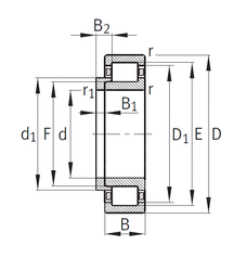 Bearing NJ356-E-M1+HJ356-E