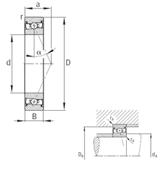 Bearing HSS71921-E-T-P4S