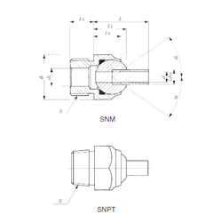 Bearing SNPT 3/8-70