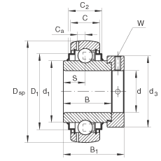 Bearing E40-KRR-B