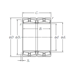 Bearing T-E-M249748D/M249710/M249710D