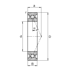 Bearing HS7026-E-T-P4S