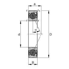 Bearing HCB7213-E-2RSD-T-P4S