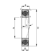 Bearing HCB7211-C-2RSD-T-P4S