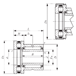 Bearing NBXI 4535Z