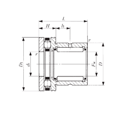 Bearing NBX 6040