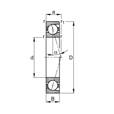 Bearing B7240-C-T-P4S