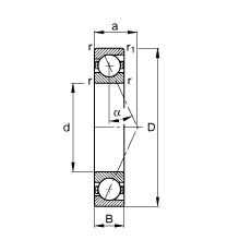 Bearing B7228-E-T-P4S