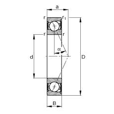 Bearing B7213-E-2RSD-T-P4S