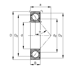 Bearing 7302-B-2RS-TVP