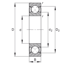 Bearing 6205-C-2Z