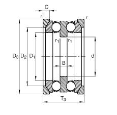 Bearing 54318 + U318