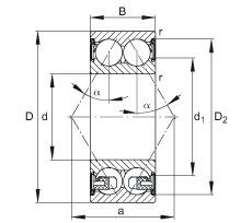 Bearing 3311-BD-2Z-TVH