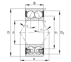 Bearing 3311-BD-2HRS-TVH