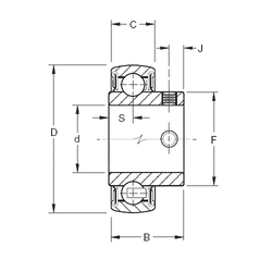 Bearing YAE50RRB