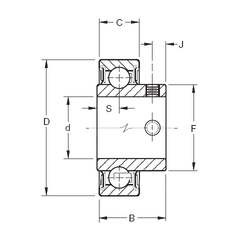 Bearing YA203RR