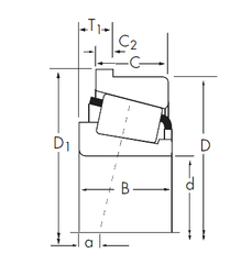 Bearing XUA32215/YSB32215R